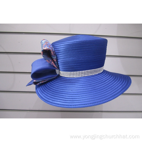 Ladies' Satin Ribbon Dress Church Couture hats